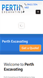 Mobile Screenshot of perthexcavating.com.au